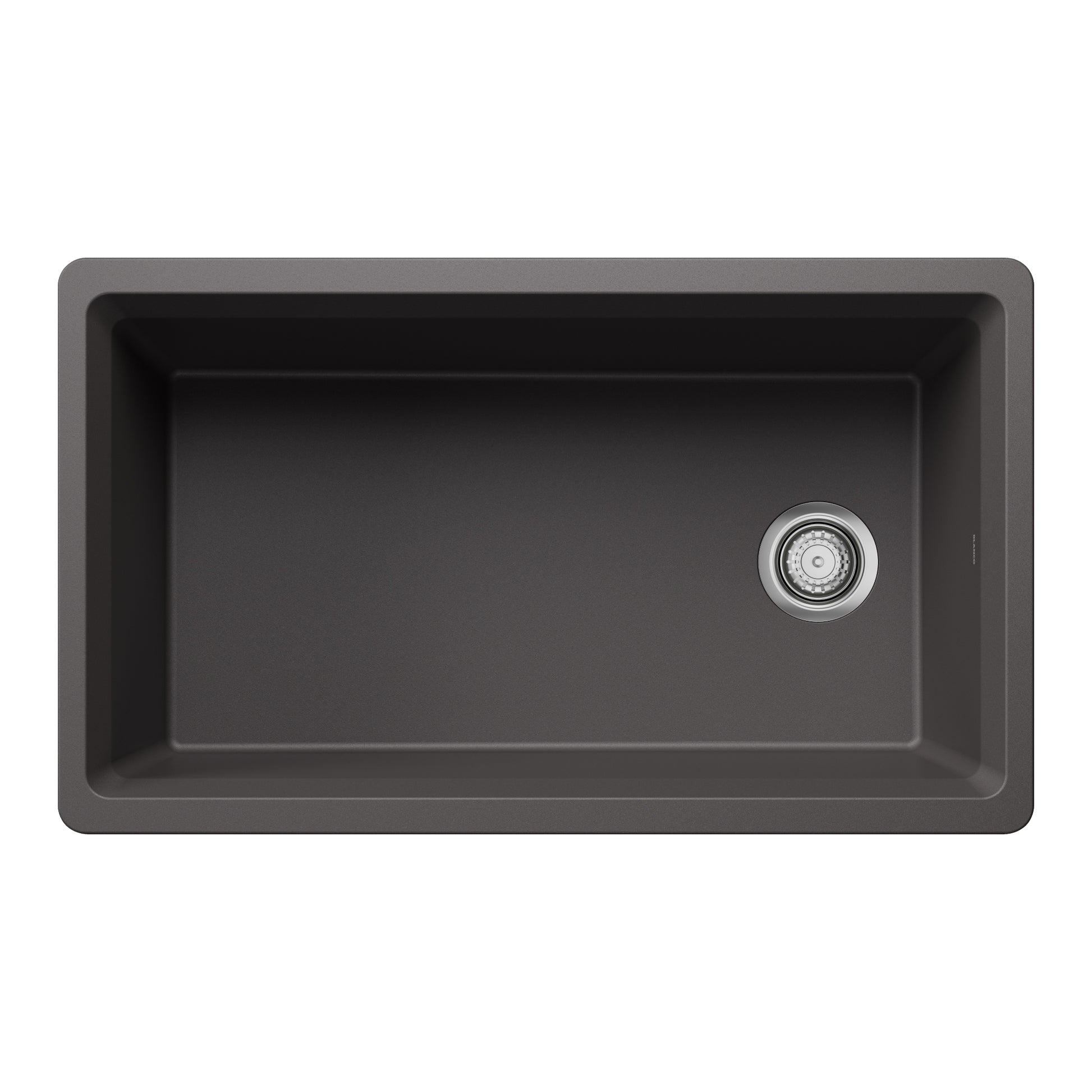 Cinder - BLANCO Inteos SILGRANIT 33" Single Bowl Reversible Undermount Workstation Kitchen Sink