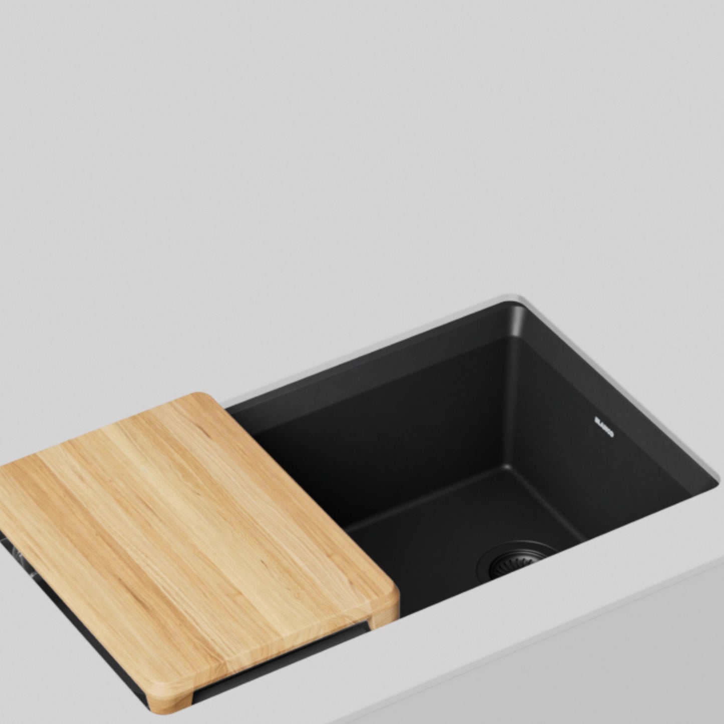 Coal Black - BLANCO Inteos SILGRANIT 33" Single Bowl Reversible Undermount Workstation Kitchen Sink
