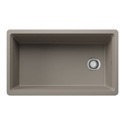 Truffle - BLANCO Inteos SILGRANIT 33" Single Bowl Reversible Undermount Workstation Kitchen Sink