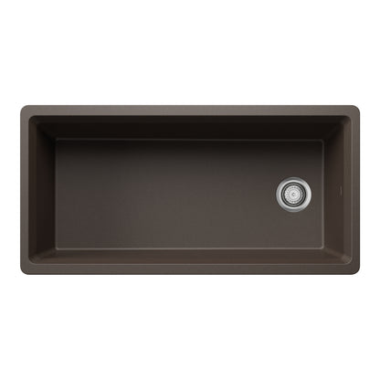 Café - BLANCO Inteos SILGRANIT 39" Single Bowl Reversible Undermount Workstation Kitchen Sink