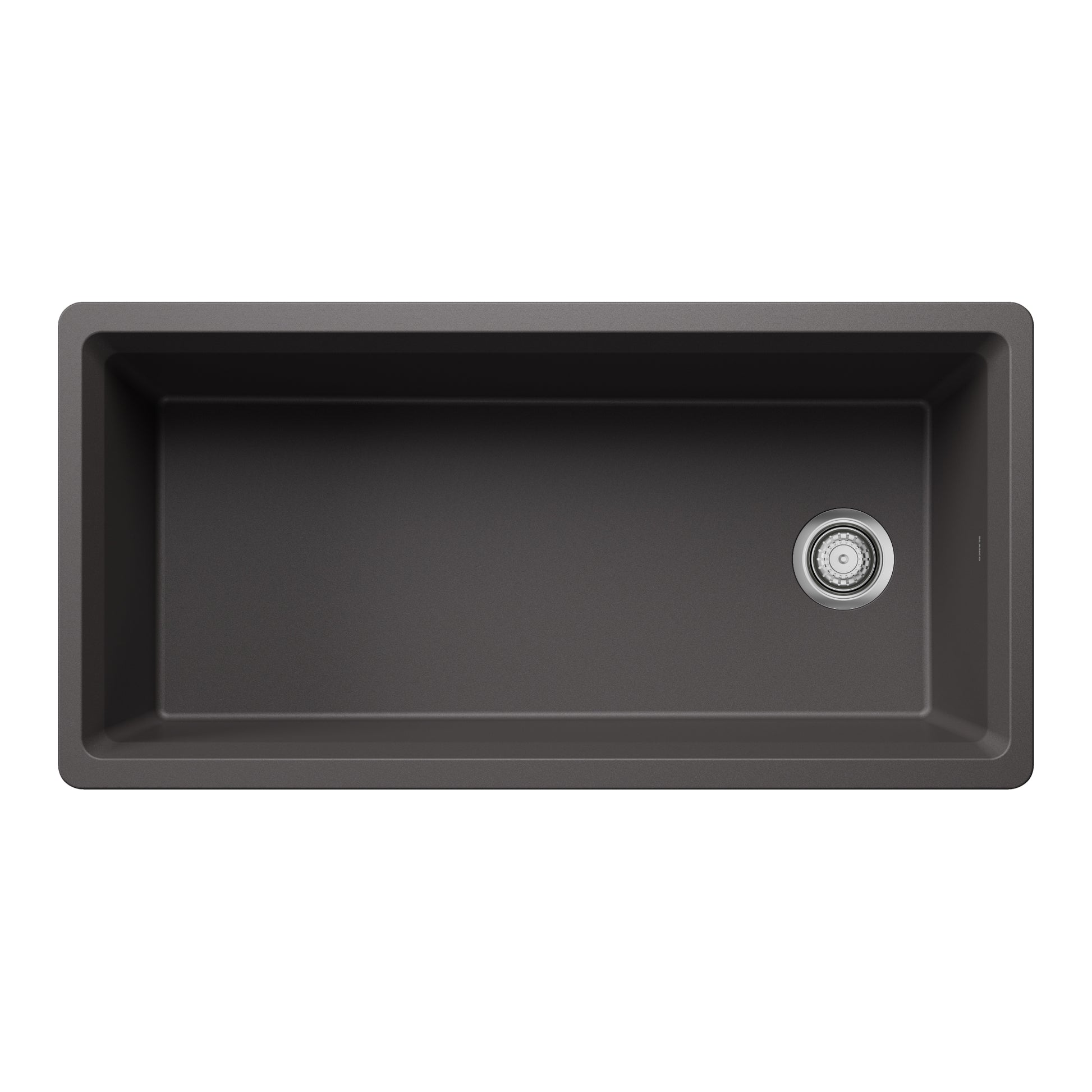 Cinder - BLANCO Inteos SILGRANIT 39" Single Bowl Reversible Undermount Workstation Kitchen Sink