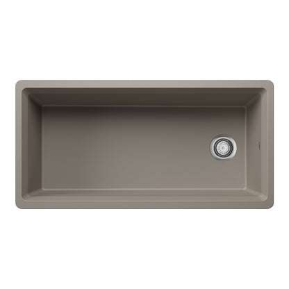 Truffle - BLANCO Inteos SILGRANIT 39" Single Bowl Reversible Undermount Workstation Kitchen Sink