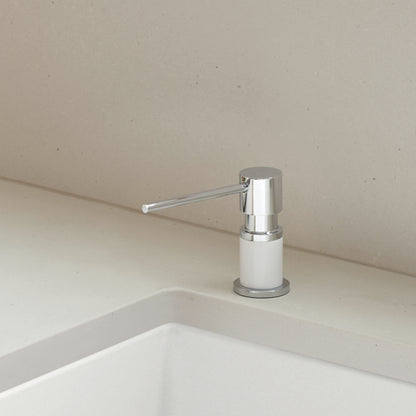 Chrome/White - BLANCO Lato Soap Dispenser