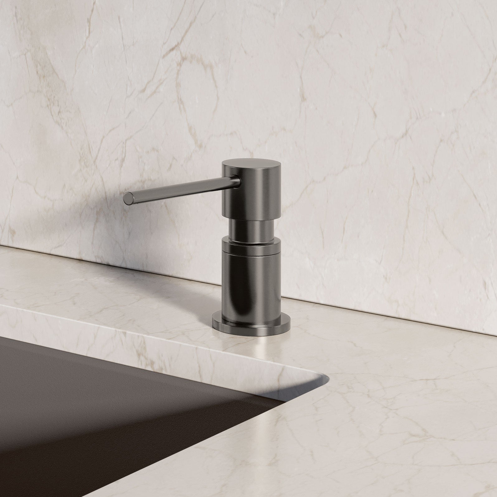 Satin Dark Steel - BLANCO Lato Soap Dispenser