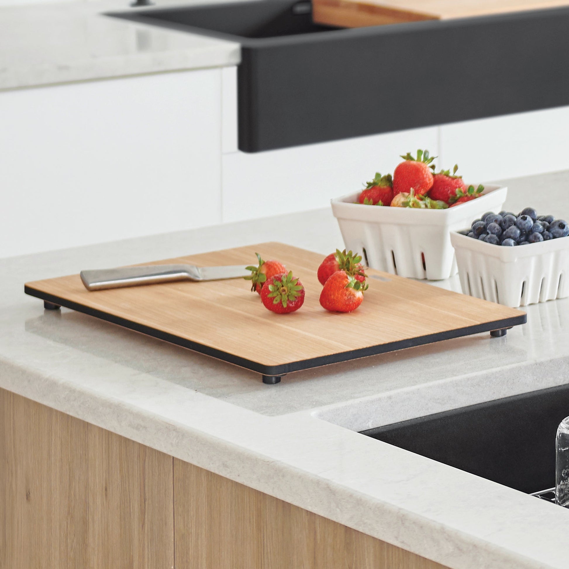 BLANCO Quatrus Ash Compound Cutting Board