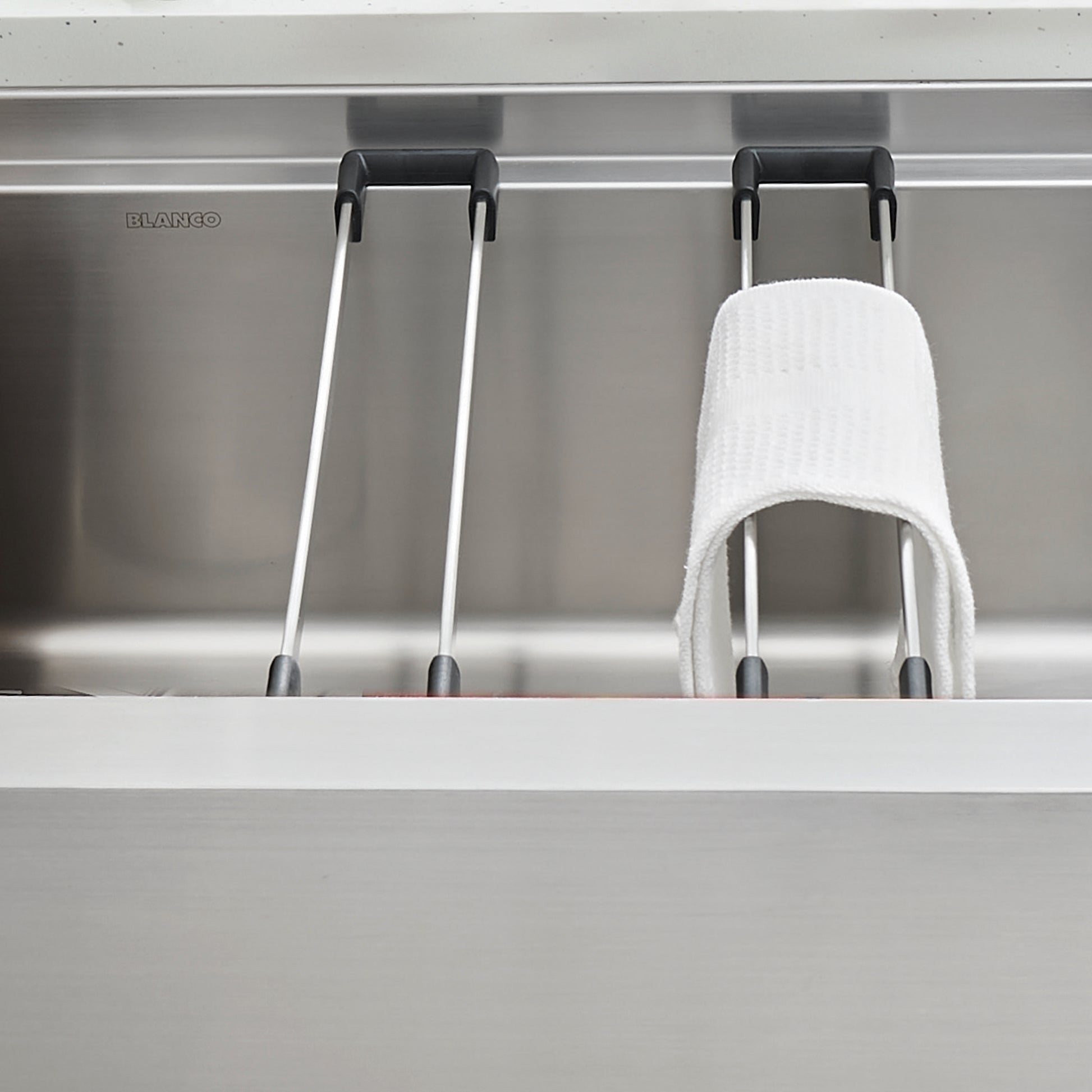 Stainless Steel - BLANCO Quatrus Ergon Sink Rails - Set of 2