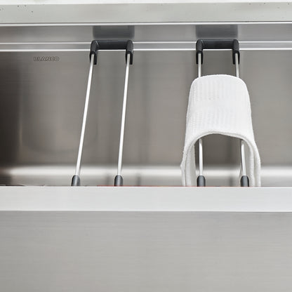Stainless Steel - BLANCO Quatrus Ergon Sink Rails - Set of 2