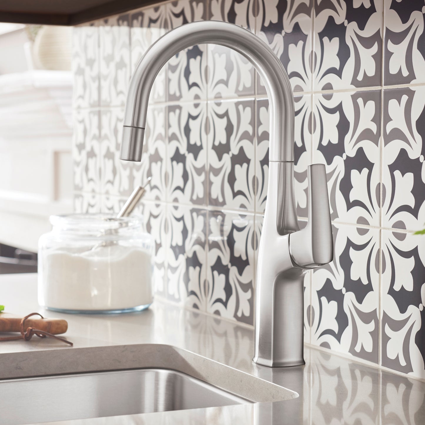Pvd Steel - BLANCO Rivana Pull-Down Bar Faucet