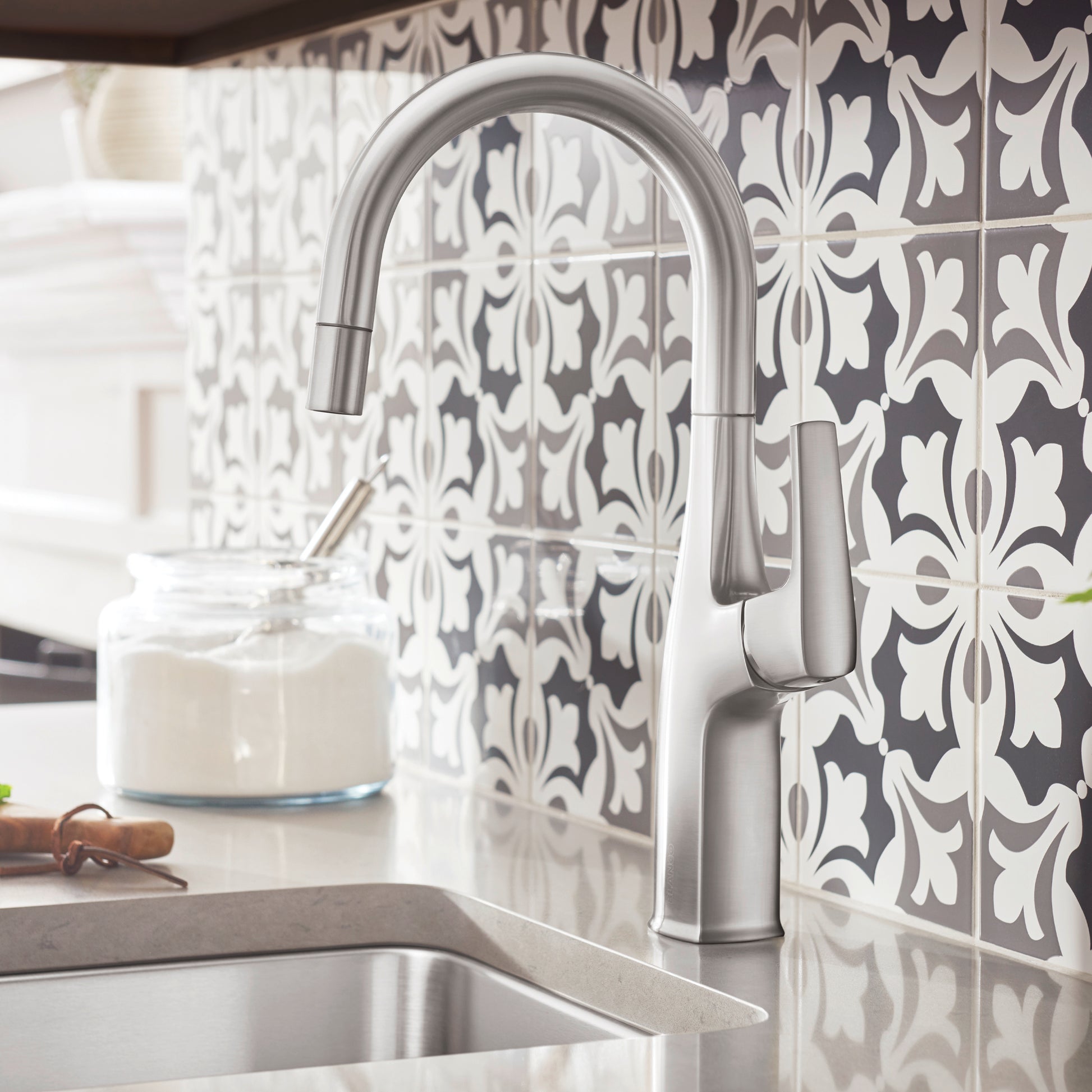 Pvd Steel - BLANCO Rivana Pull-Down Bar Faucet