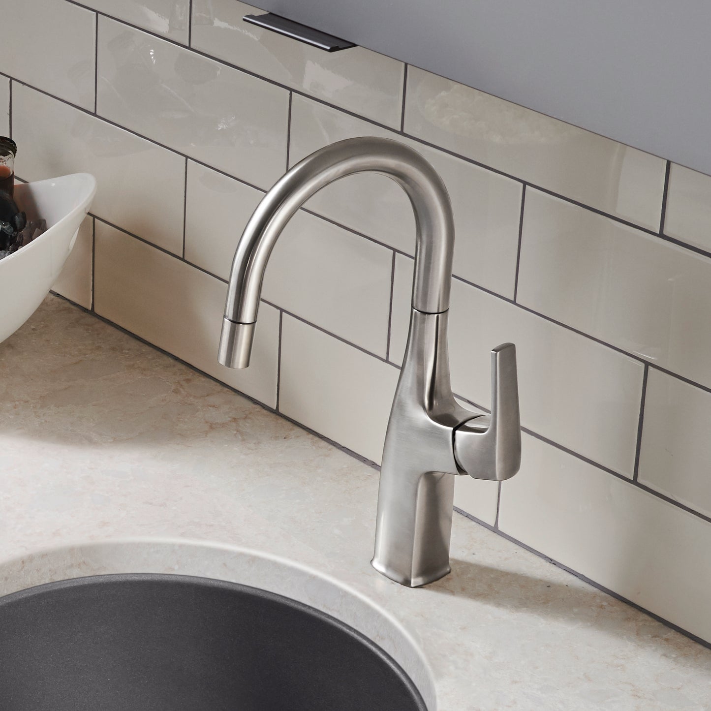 Pvd Steel - BLANCO Rivana Pull-Down Bar Faucet
