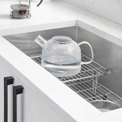 BLANCO Stainless Steel Elevated Sink Grid for Quatrus Ergon, Cerana 33" and Cuvee 32" Super Single Sinks