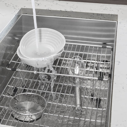BLANCO Stainless Steel Elevated Sink Grid for Quatrus Ergon, Cerana 33" and Cuvee 32" Super Single Sinks