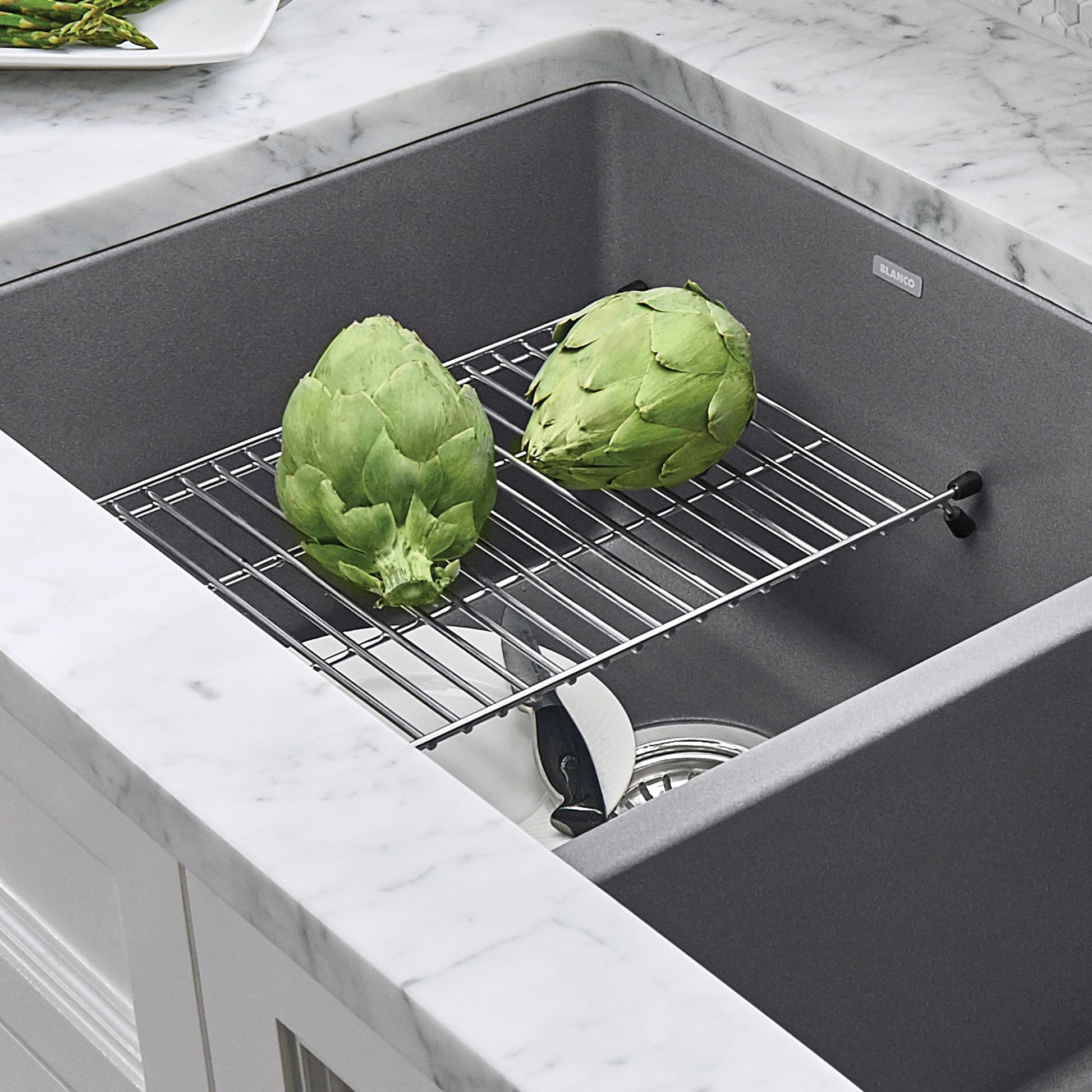 BLANCO Stainless Steel Floating Grid for Precis 32" Super Single Sink