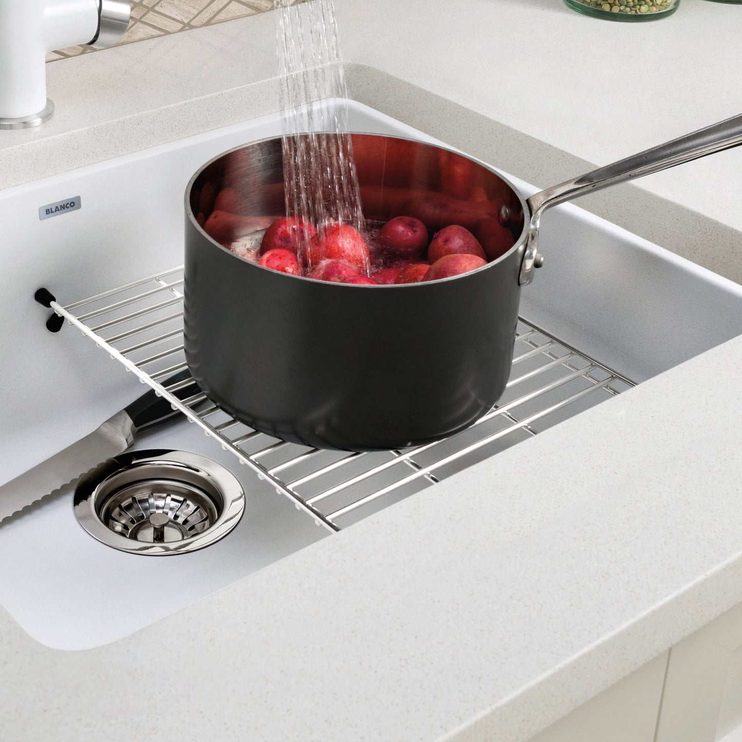 BLANCO Stainless Steel Floating Grid for Precis 60/40, 50/50, CASCADE, 21", 24", 27" & 30" Sinks