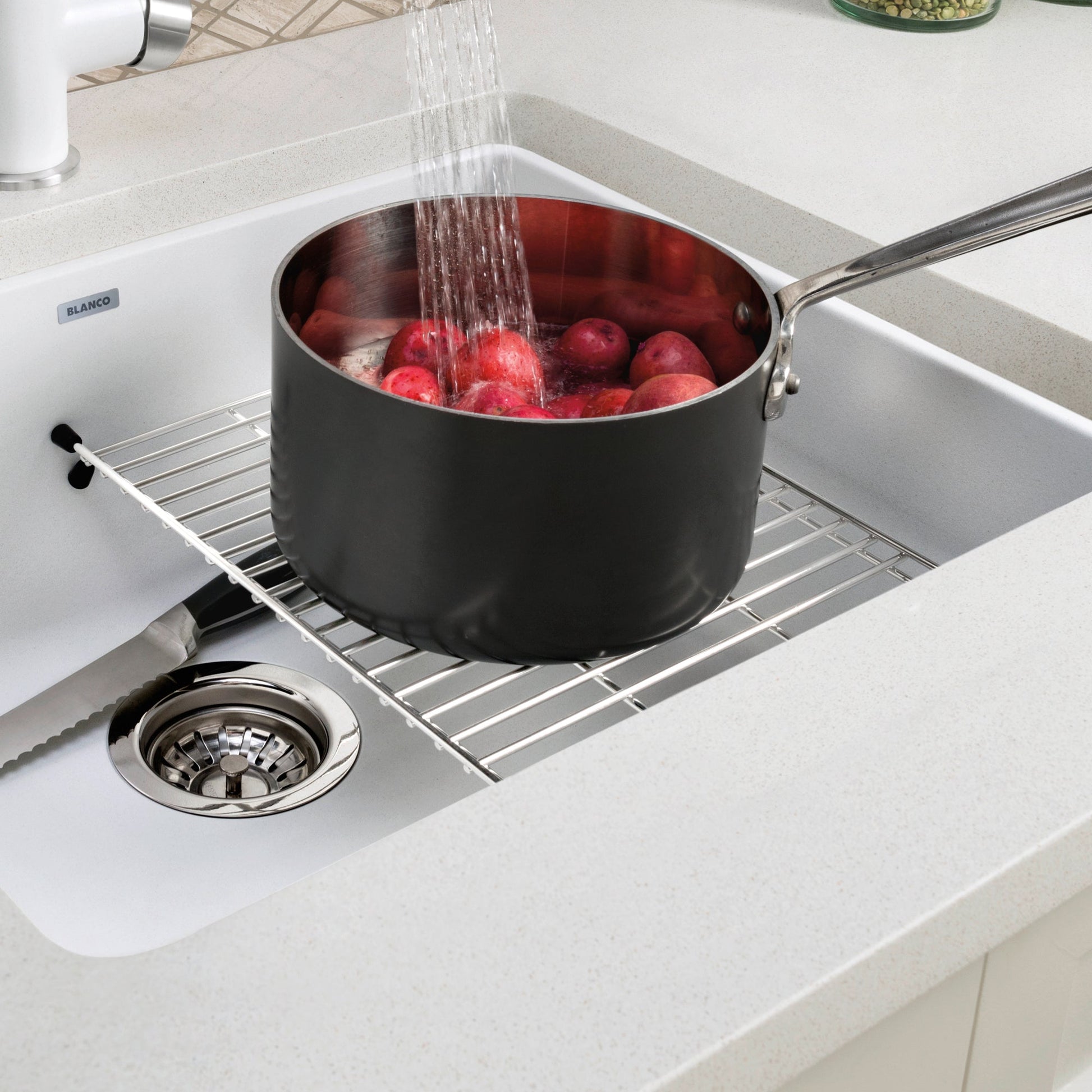 BLANCO Stainless Steel Floating Grid for Precis 60/40, 50/50, CASCADE, 21", 24", 27" & 30" Sinks