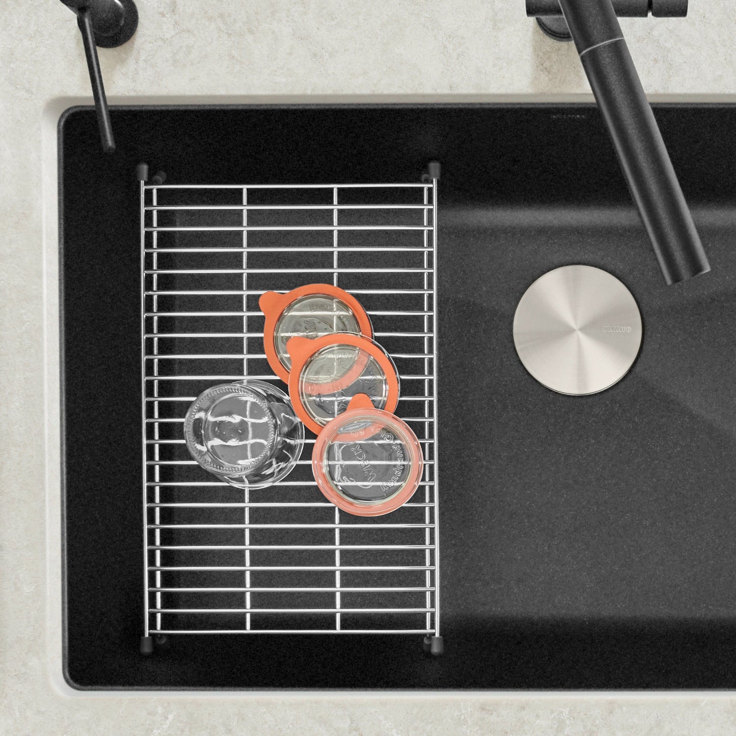 BLANCO Stainless Steel Floating Grid for Precis 60/40, 50/50, CASCADE, 21", 24", 27" & 30" Sinks