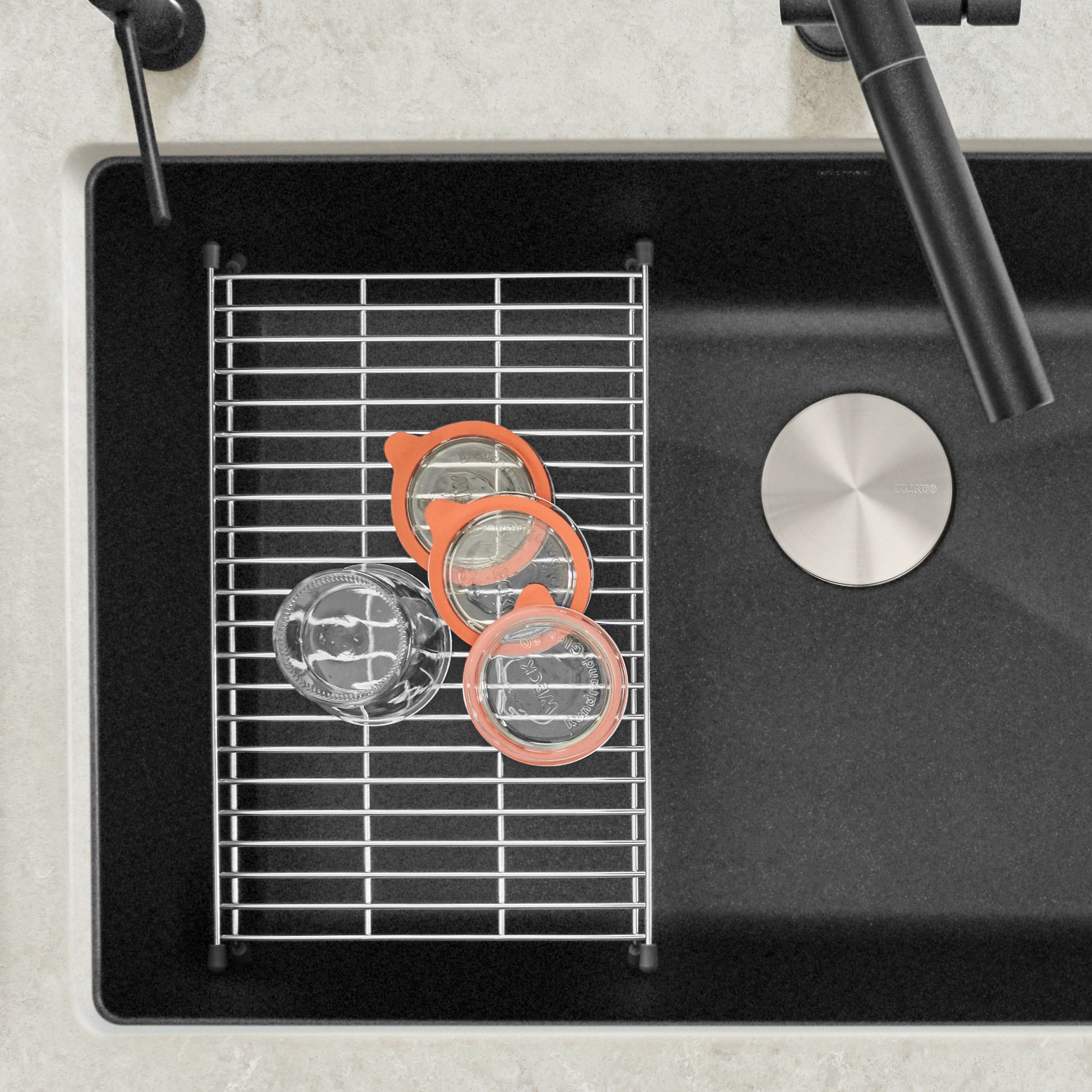 Stainless Steel - BLANCO Stainless Steel Floating Grid for Precis 60/40, 50/50, CASCADE, 21", 24", 27" & 30" Sinks