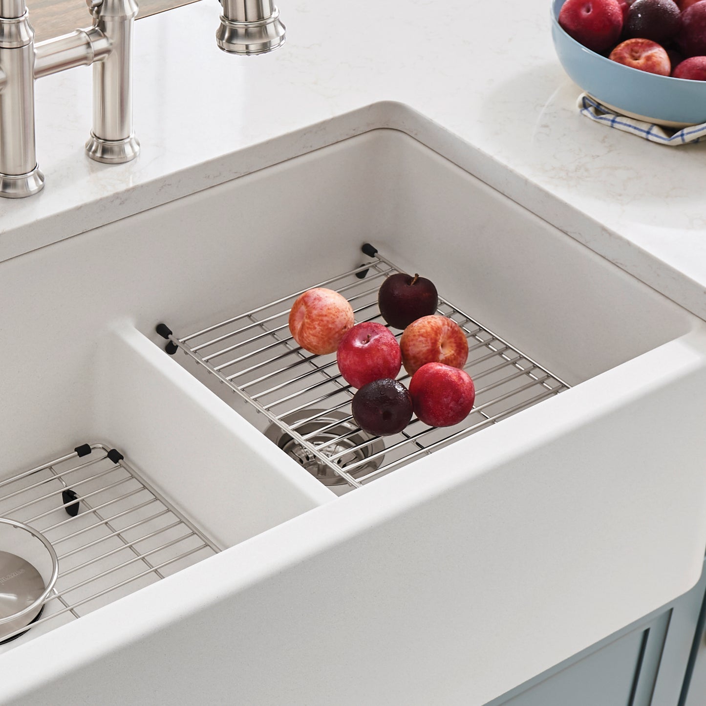 Stainless Steel - BLANCO Stainless Steel Floating Sinks Grid for Ikon/Vintera 30" Sinks
