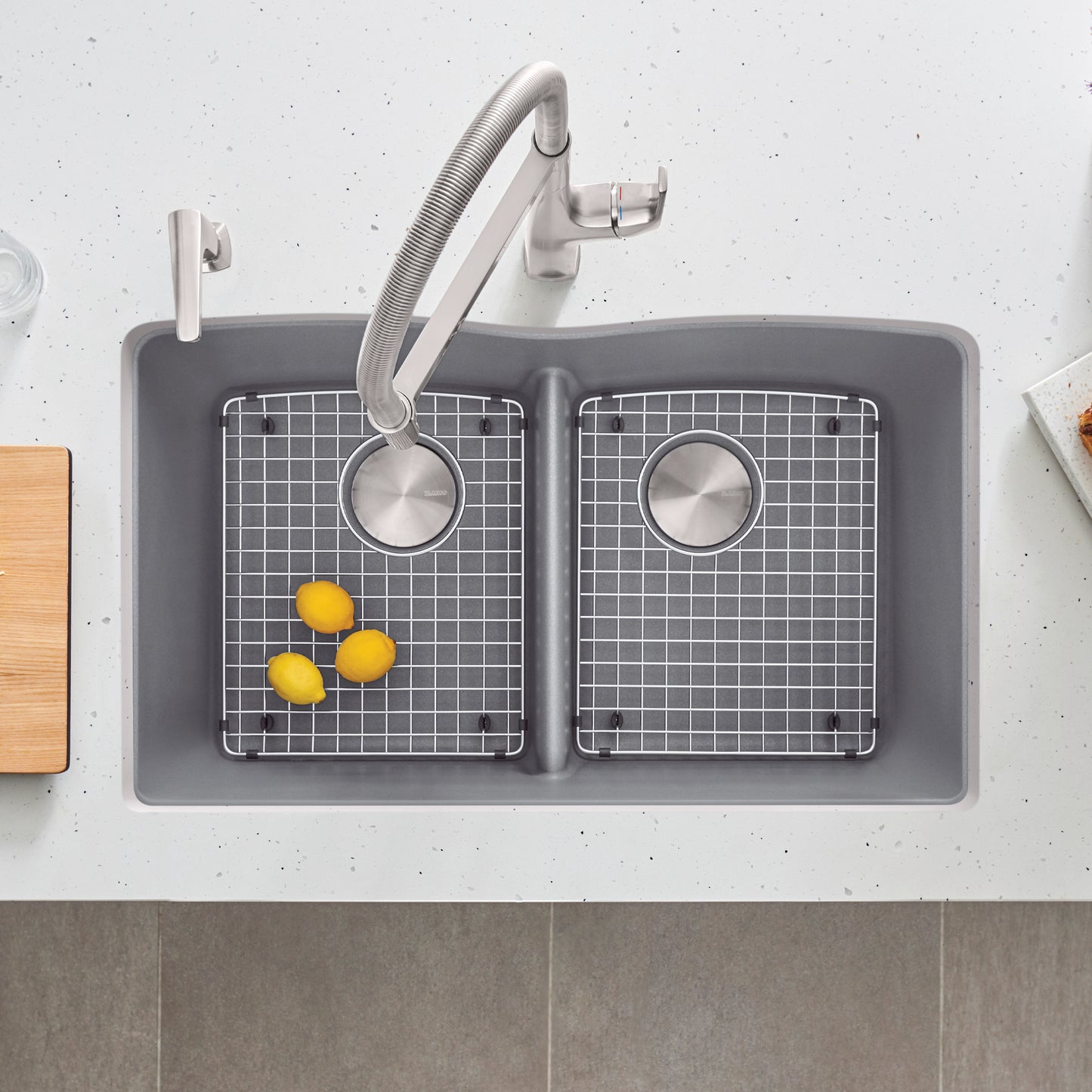 Stainless Steel - BLANCO Stainless Steel Sink Grid for Diamond 50/50 Sink - Right Bowl