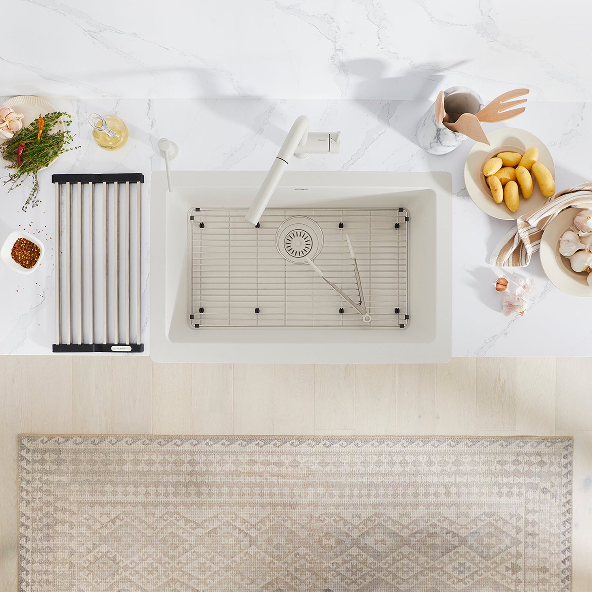 BLANCO Stainless Steel Sink Grid for Ikon/Vintera 30" Sink