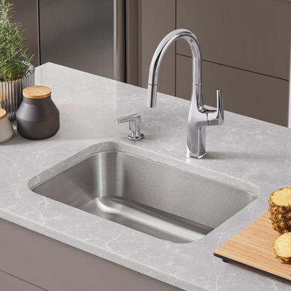 Refined Brushed Finish - BLANCO Stellar 28" Single Bowl Undermount Stainless Steel Kitchen Sink