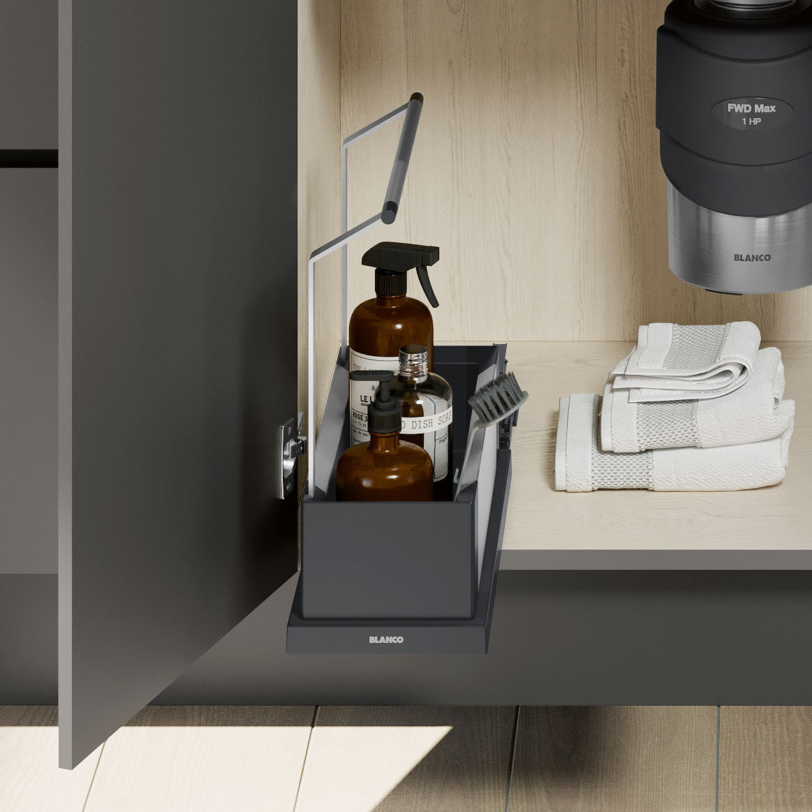 BLANCO Under Kitchen Sink Cabinet Storage Caddy - Single