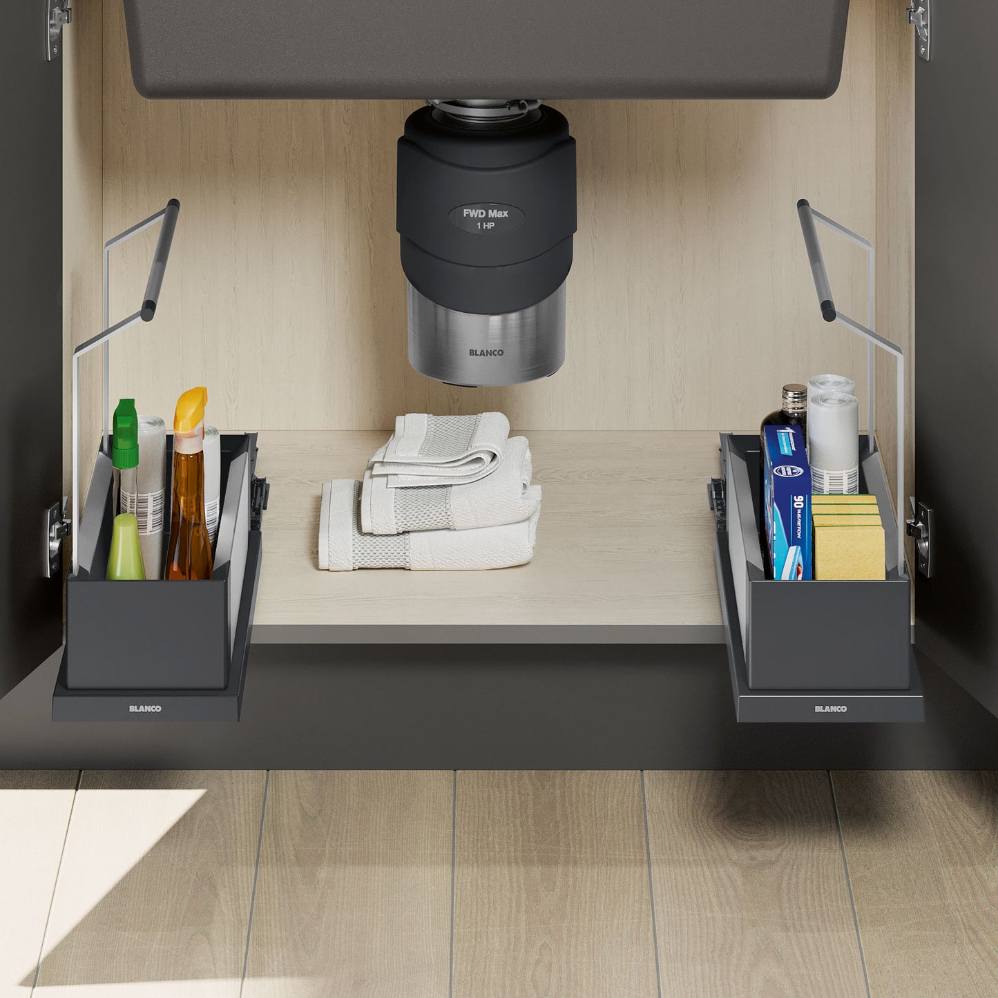 BLANCO Under Kitchen Sink Cabinet Storage Caddy - Single