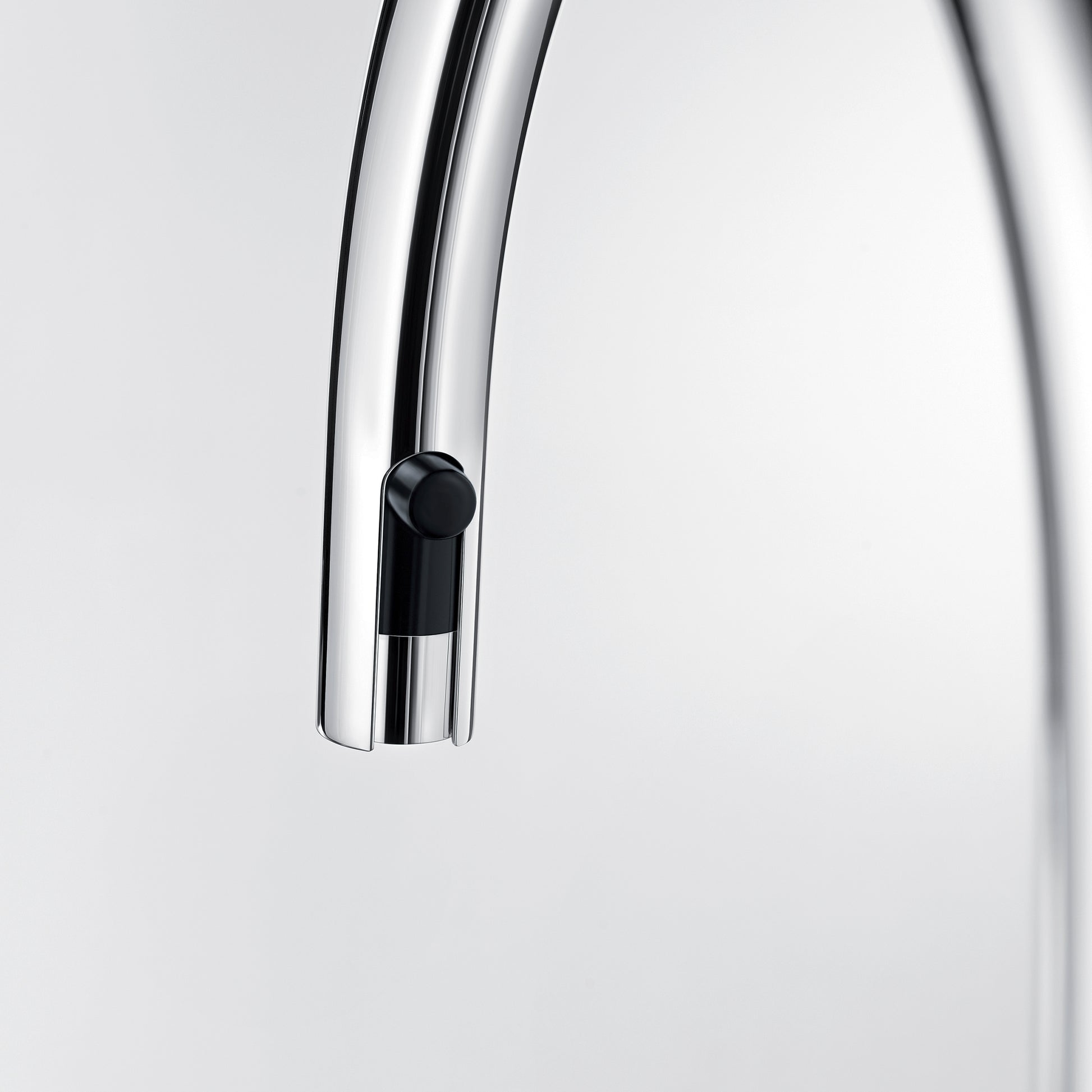 Chrome/Coal Black - BLANCO Urbena Pull-Down Dual-Spray Kitchen Faucet
