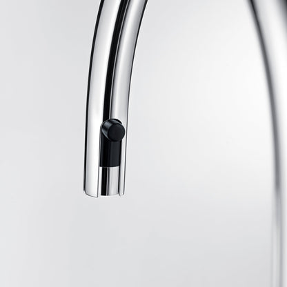 Chrome - BLANCO Urbena Pull-Down Dual-Spray Kitchen Faucet