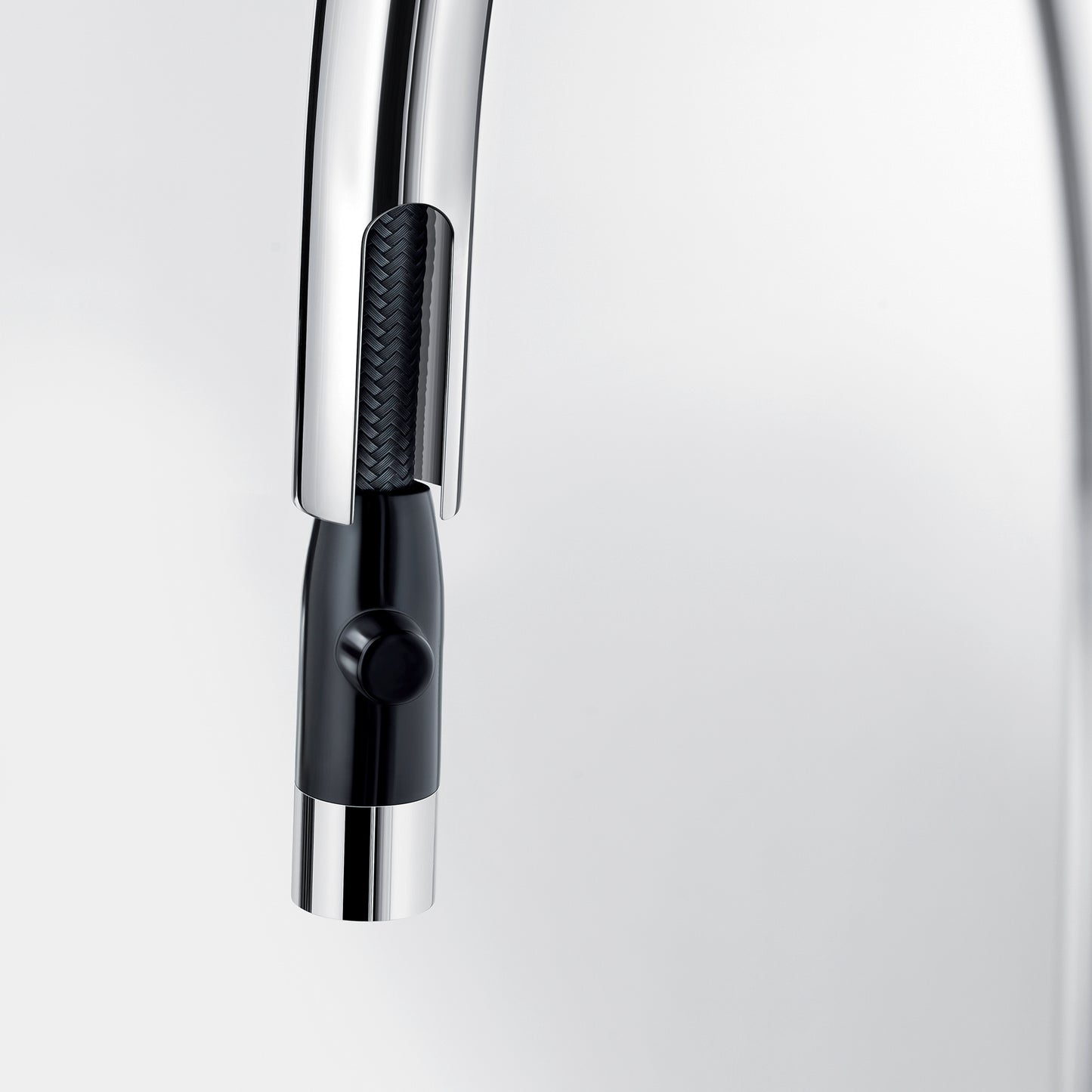 Chrome - BLANCO Urbena Pull-Down Dual-Spray Kitchen Faucet