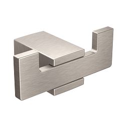 Moen BP3703 Brushed nickel double robe hook