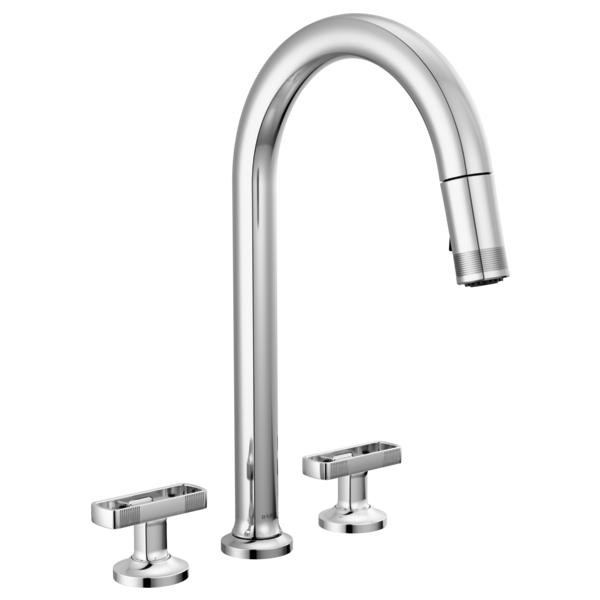Brizo Kintsu 62506LF Widespread Pull-Down Faucet with Arc Spout - Less Handles