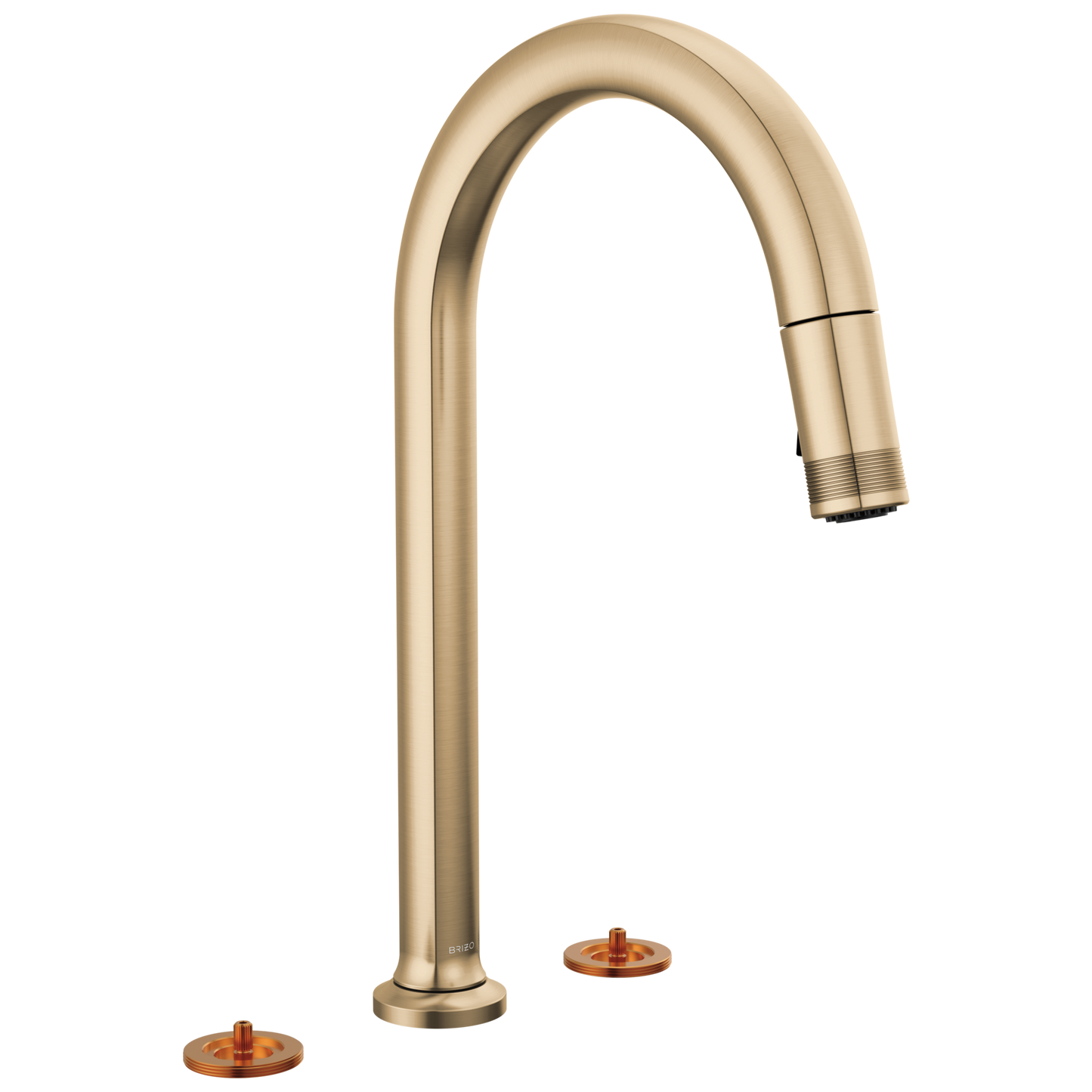 Brizo Kintsu 62506LF Widespread Pull-Down Faucet with Arc Spout - Less Handles