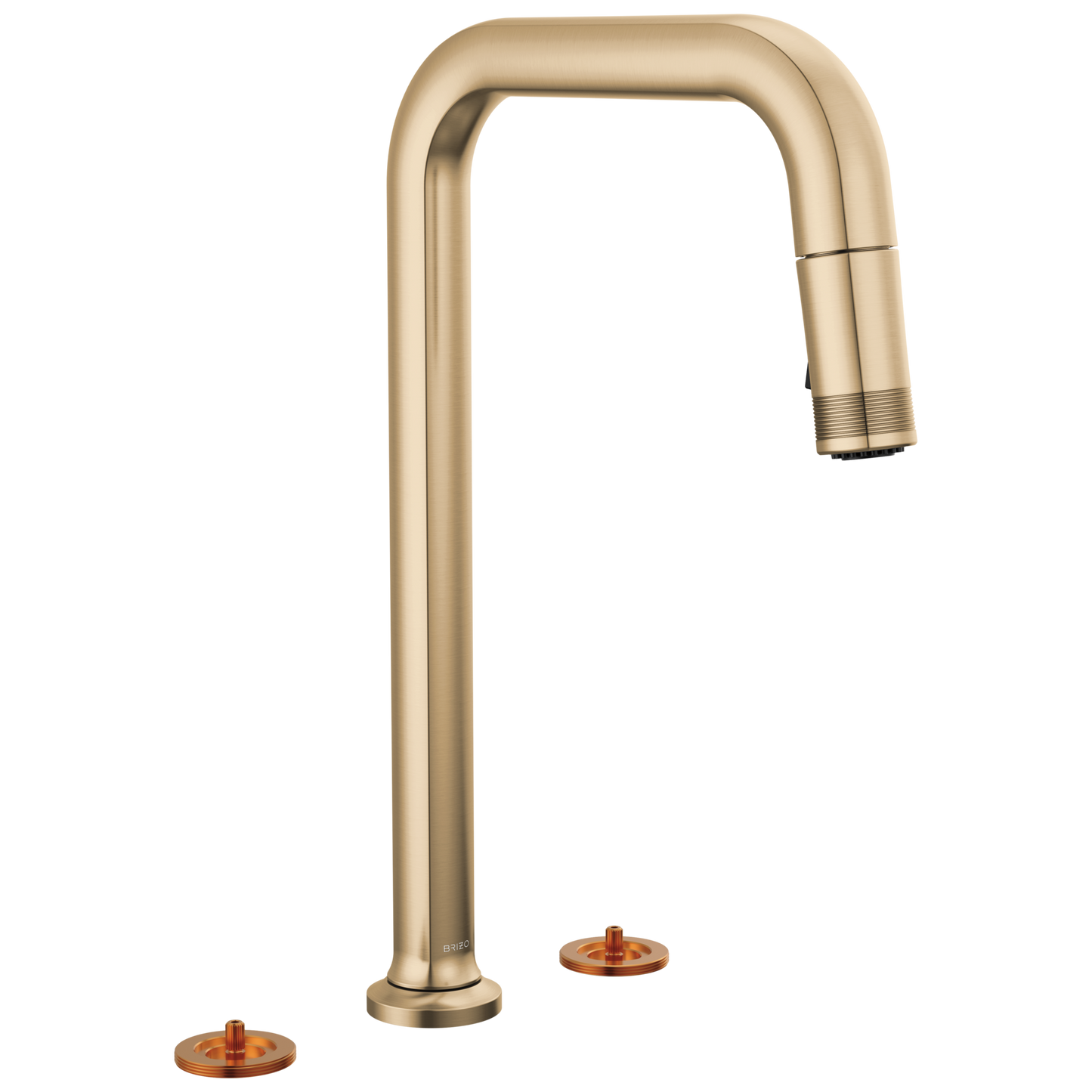 Brizo Kintsu 62507LF Widespread Pull-Down Faucet with Square Spout - Less Handles