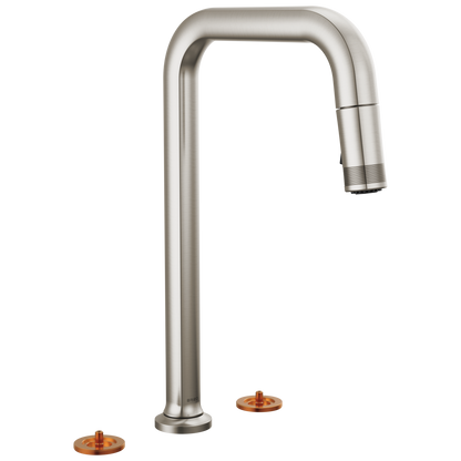 Brizo Kintsu 62507LF Widespread Pull-Down Faucet with Square Spout - Less Handles