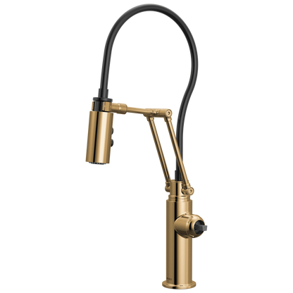 Brizo Odin 63221LF Articulating Kitchen Faucet - Less Handle