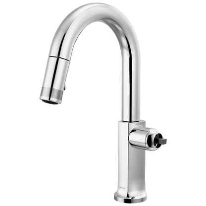 Brizo Kintsu 63906LF Pull-Down Prep Faucet with Arc Spout - Less Handle