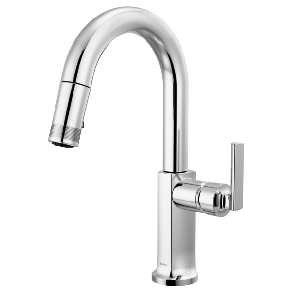 Brizo Kintsu 63906LF Pull-Down Prep Faucet with Arc Spout - Less Handle