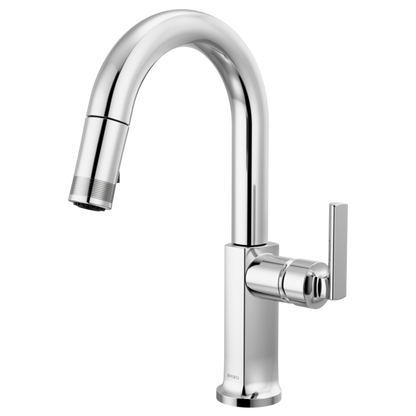 Brizo Kintsu 63906LF Pull-Down Prep Faucet with Arc Spout - Less Handle