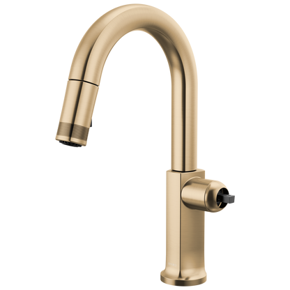 Brizo Kintsu 63906LF Pull-Down Prep Faucet with Arc Spout - Less Handle