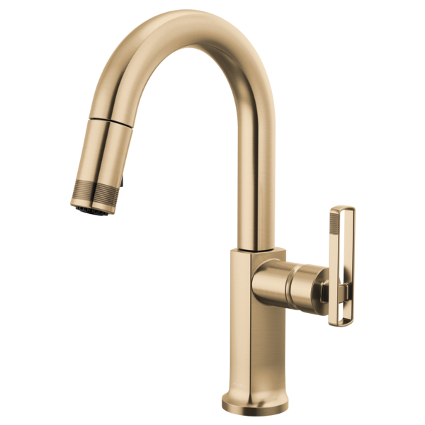 Brizo Kintsu 63906LF Pull-Down Prep Faucet with Arc Spout - Less Handle