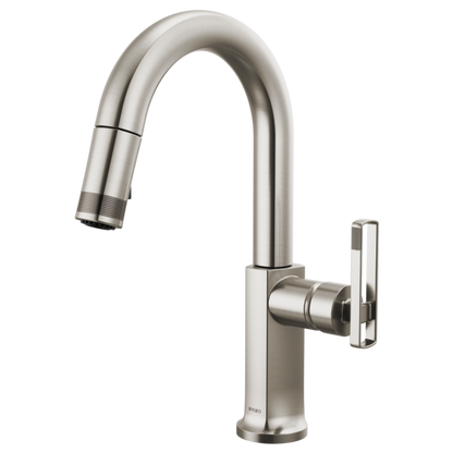 Brizo Kintsu 63906LF Pull-Down Prep Faucet with Arc Spout - Less Handle