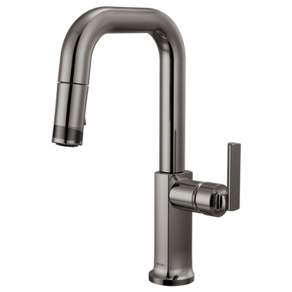 Brizo Kintsu 63907LF Pull-Down Prep Faucet with Square Spout - Less Handle