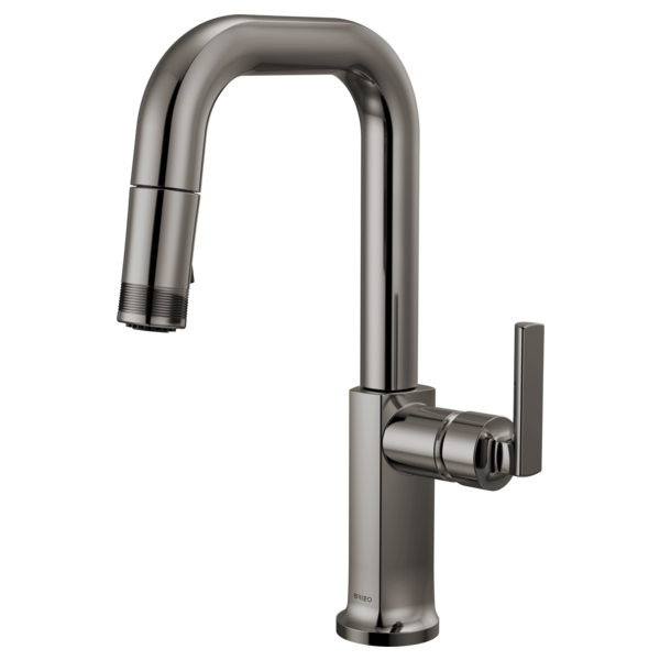 Brizo Kintsu 63907LF Pull-Down Prep Faucet with Square Spout - Less Handle
