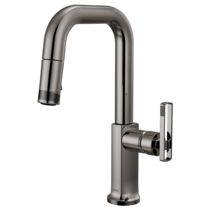 Brizo Kintsu 63907LF Pull-Down Prep Faucet with Square Spout - Less Handle