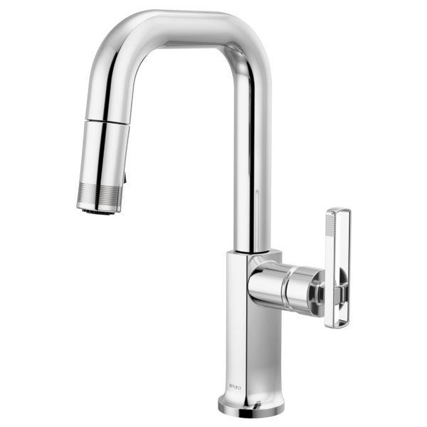 Brizo Kintsu 63907LF Pull-Down Prep Faucet with Square Spout - Less Handle