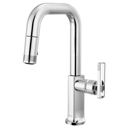 Brizo Kintsu 63907LF Pull-Down Prep Faucet with Square Spout - Less Handle