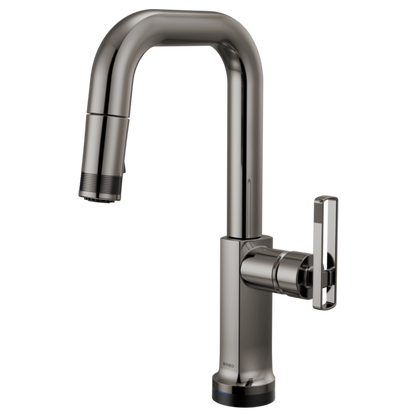 Brizo Kintsu 64907LF SmartTouch Pull-Down Prep Faucet with Square Spout - Less Handle
