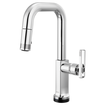 Brizo Kintsu 64907LF SmartTouch Pull-Down Prep Faucet with Square Spout - Less Handle