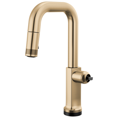Brizo Kintsu 64907LF SmartTouch Pull-Down Prep Faucet with Square Spout - Less Handle